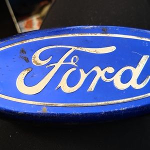 Vintage Ford Tin Can/box